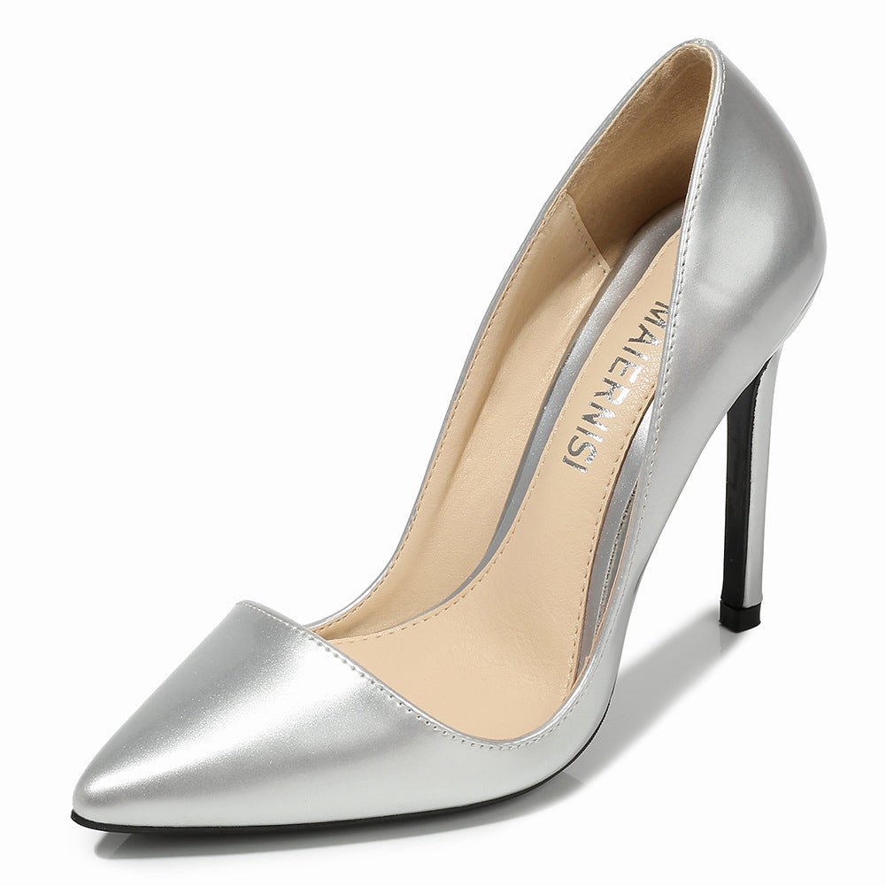 Low-cut Pointed Stiletto