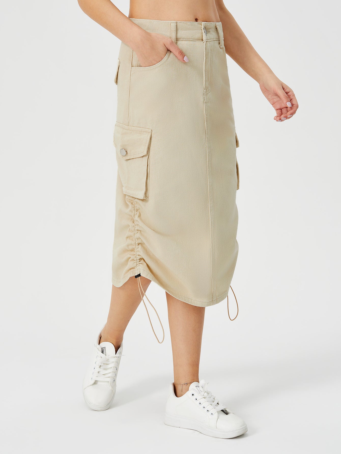 Casual Cargo Maxi Skirt  L - Ricky Dale 