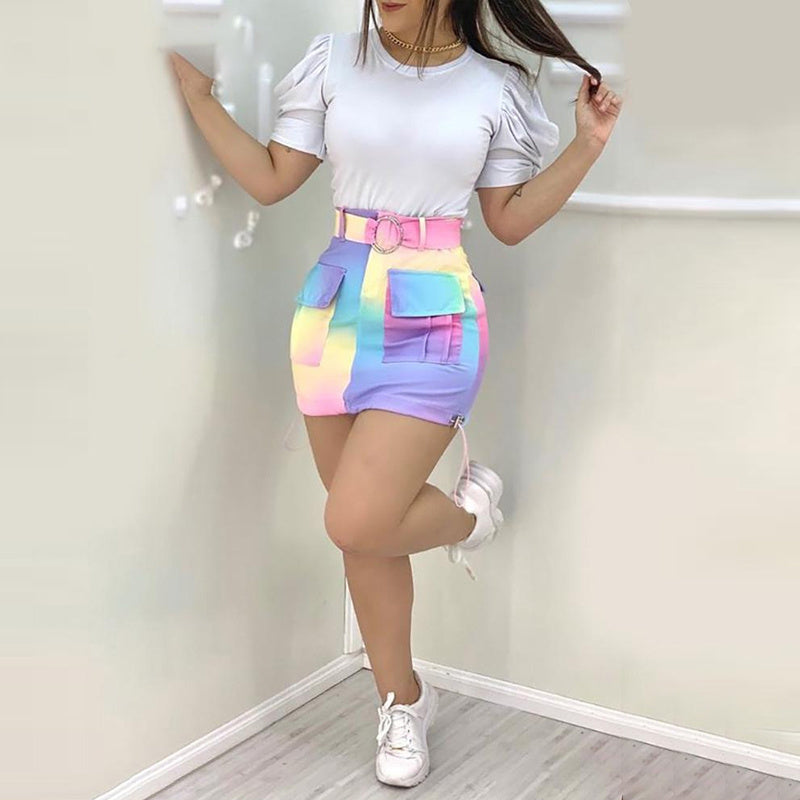 Multi Coloured Skirt - Ricky Dale 