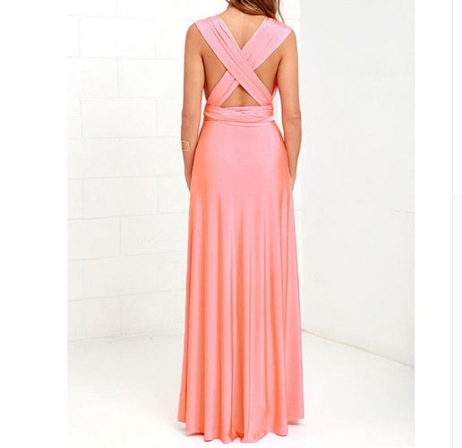 Women Bandage Convertible Boho Maxi Dress for All Occasions