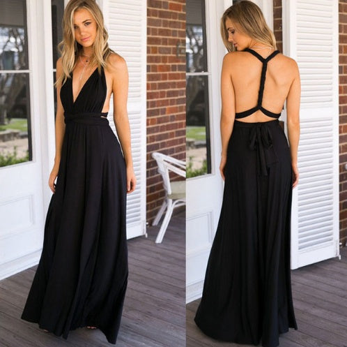 Women Bandage Convertible Boho Maxi Dress for All Occasions