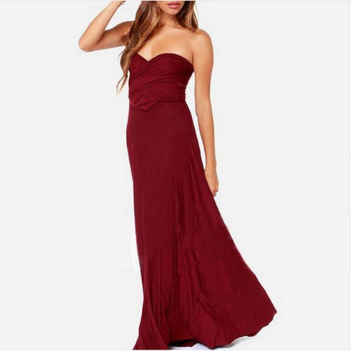 Women Bandage Convertible Boho Maxi Dress for All Occasions