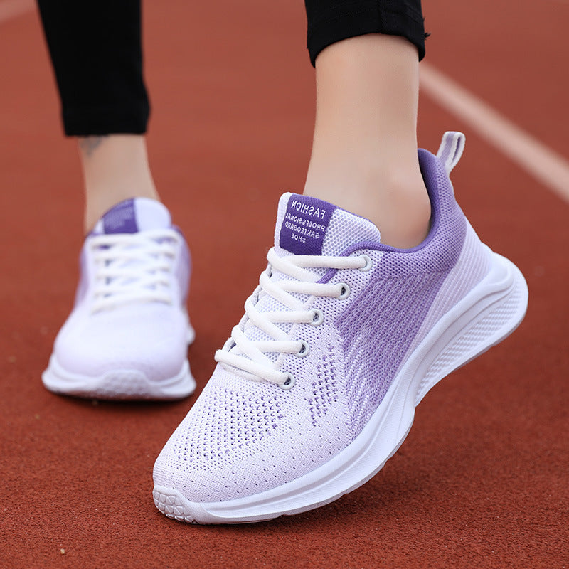 Fashion And Personalized Mesh Sneakers For Women In Candy Colors