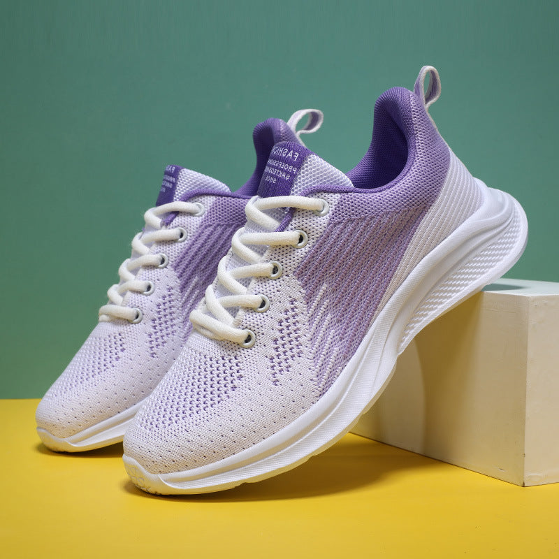 Fashion And Personalized Mesh Sneakers For Women In Candy Colors