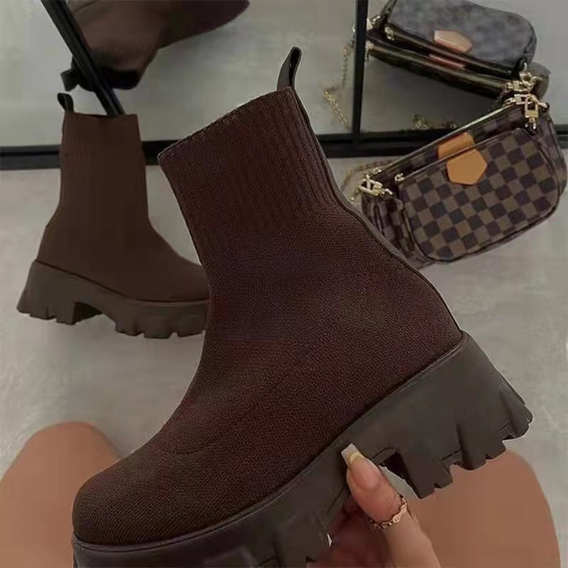 Women Sock Boots.