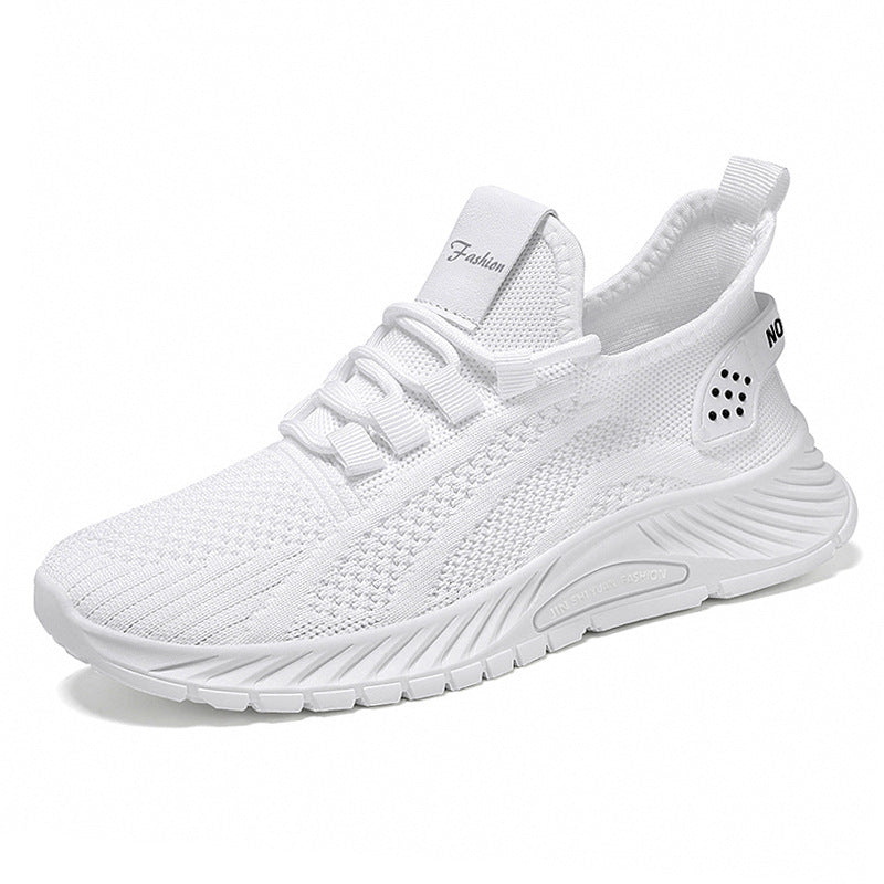 Fashion Casual Sports Shoes Women Lace Up Flat Sneakers