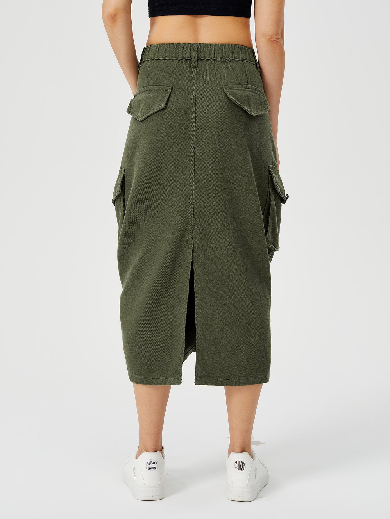 Casual Cargo Maxi Skirt  L - Ricky Dale 