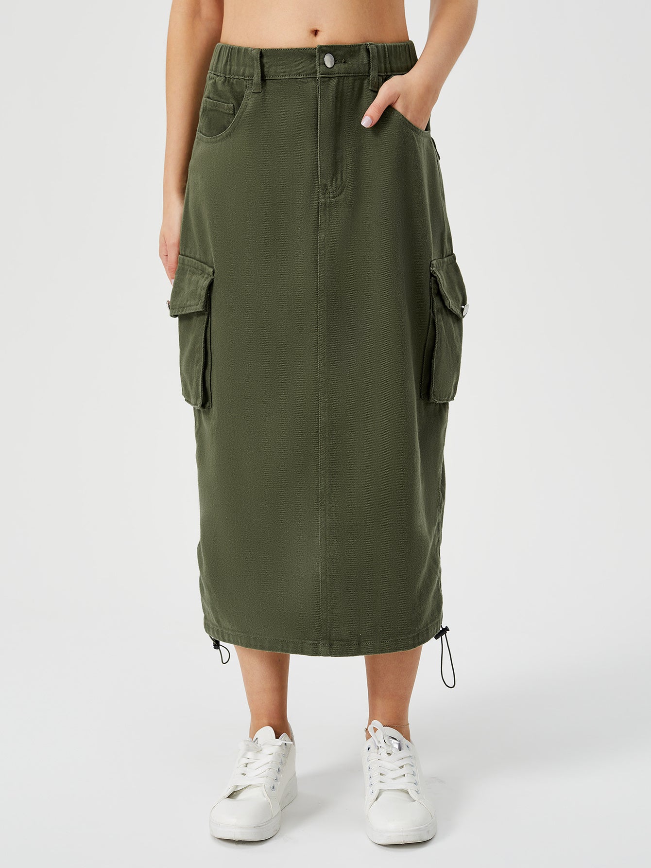 Casual Cargo Maxi Skirt  L - Ricky Dale 