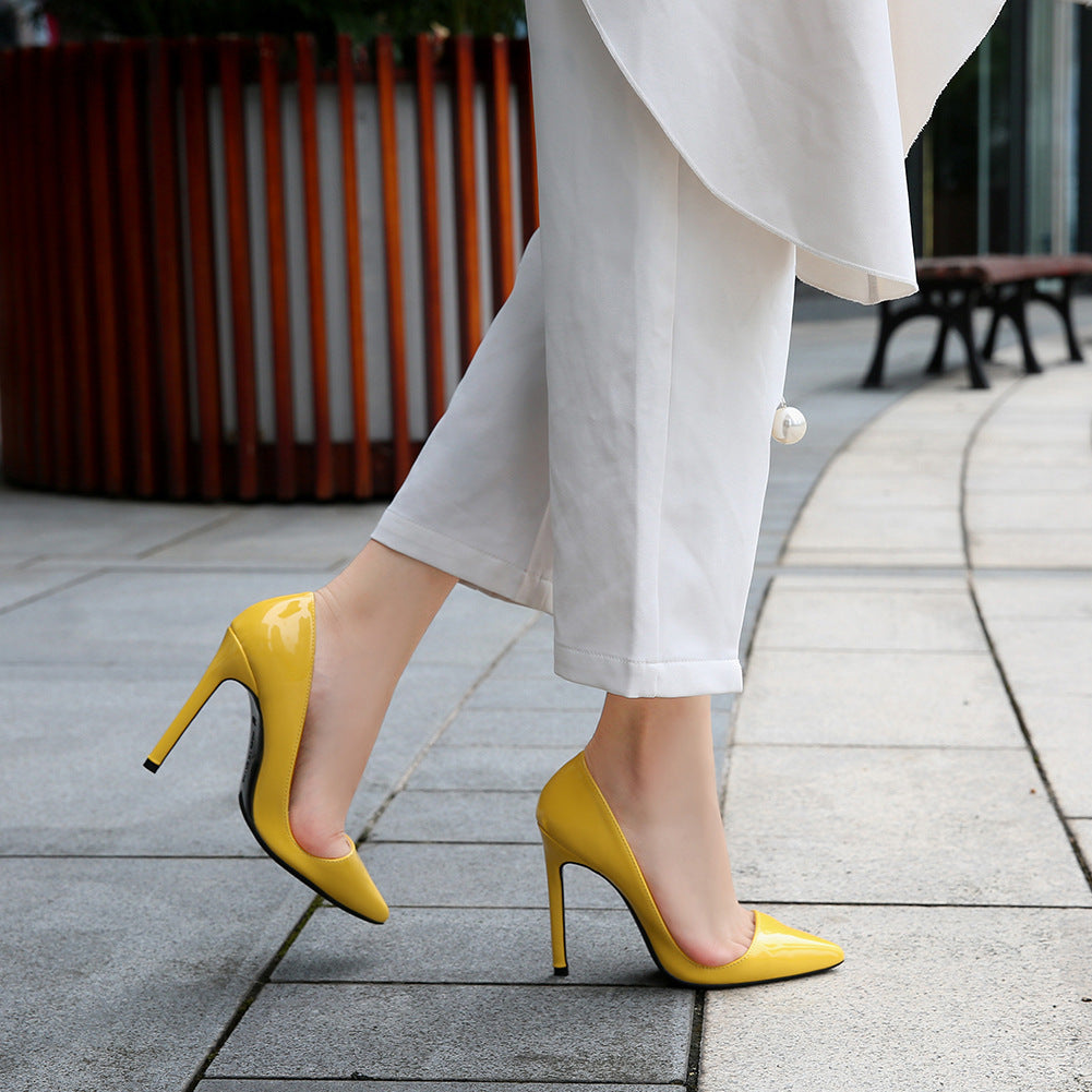 Low-cut Pointed Stiletto